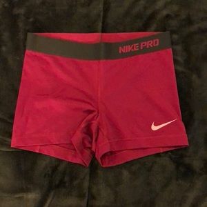 NEW Pink nike pro spandex